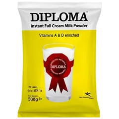Diploma Full Cream Milk Powder - 500gm - Rokomari